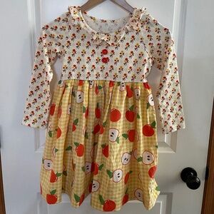 Eleanor Rose Golden Apple Dress